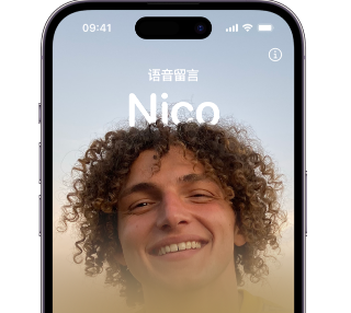 平桂苹果15服务站分享iPhone15实时语音留言开启方法 